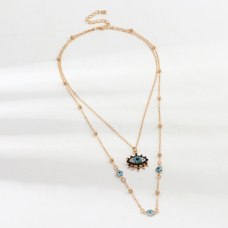 Vintage Fashion Evil Eye Necklace Pendant