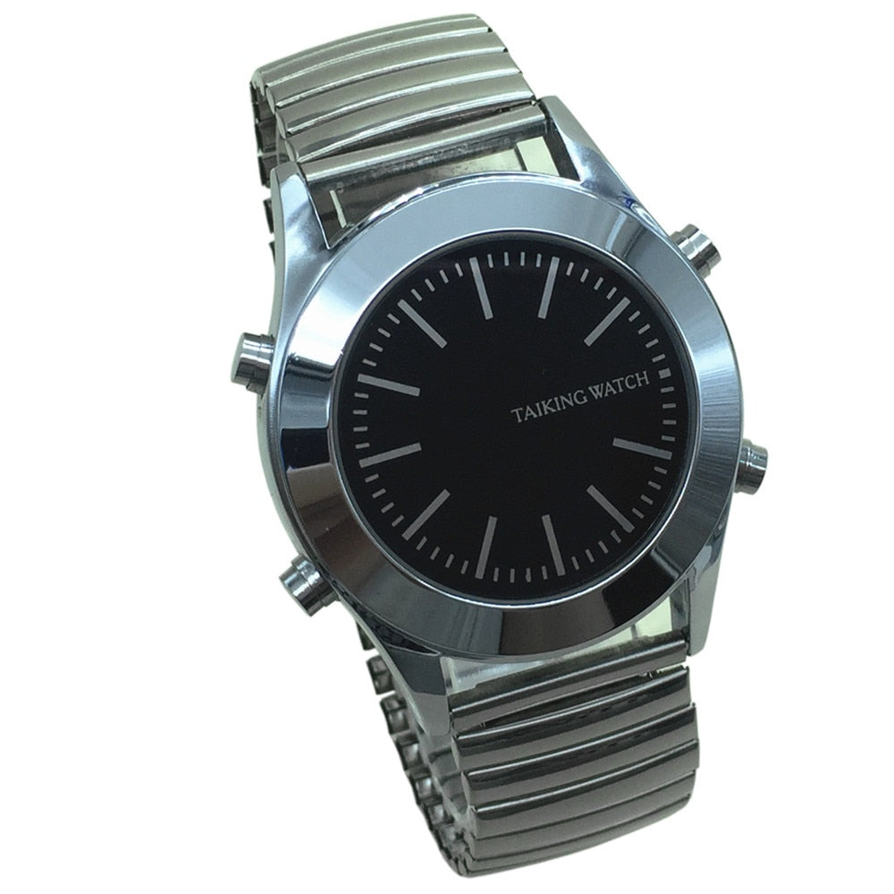 Portuguese Talking Watch for Blind People or Visually Impaired With Alarm