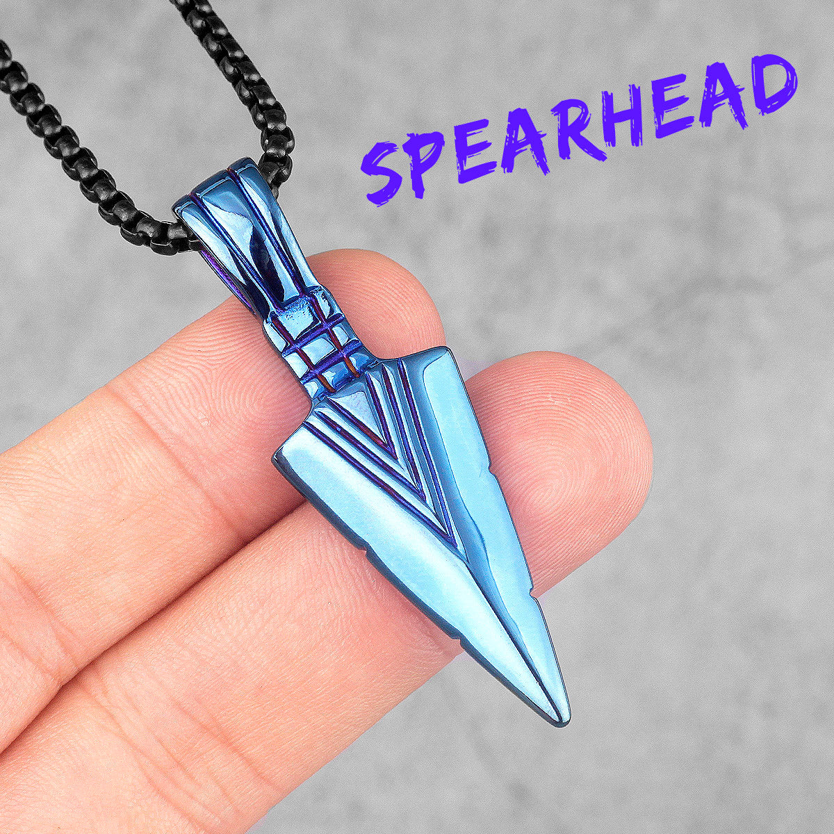 Sparta Spearhead Long Men Necklaces Pendants