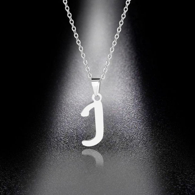 New Initial A-Z Letters Pendant Necklace