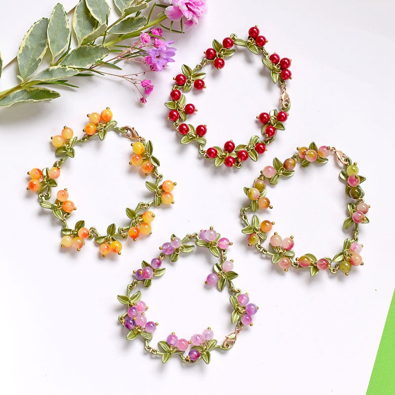 NEW Sweet Colorful Beaded Bracelet For Women