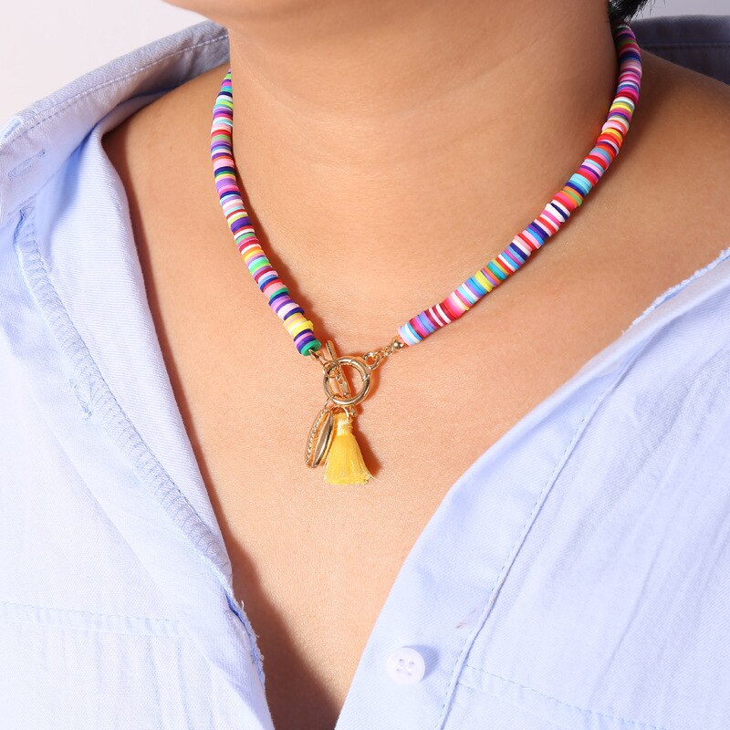 Alloy Shell Pendant Necklace for Women