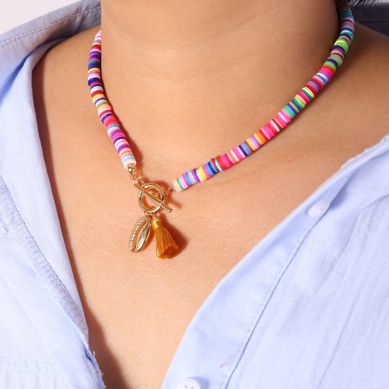 Alloy Shell Pendant Necklace for Women