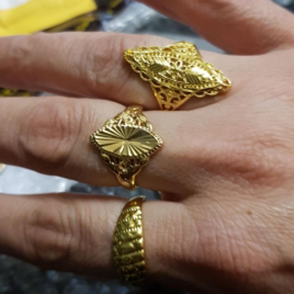 Ethiopia Dubai Bead Gold Color Arab Rings – Gofaer Finds store!