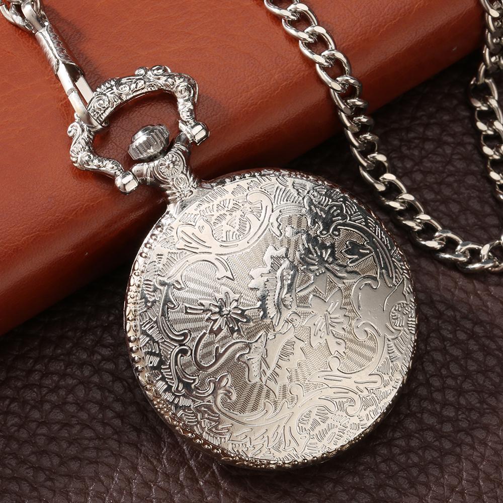 USS Constitution Sail Frigate Quartz Pocket Watch FOB Chain Watch