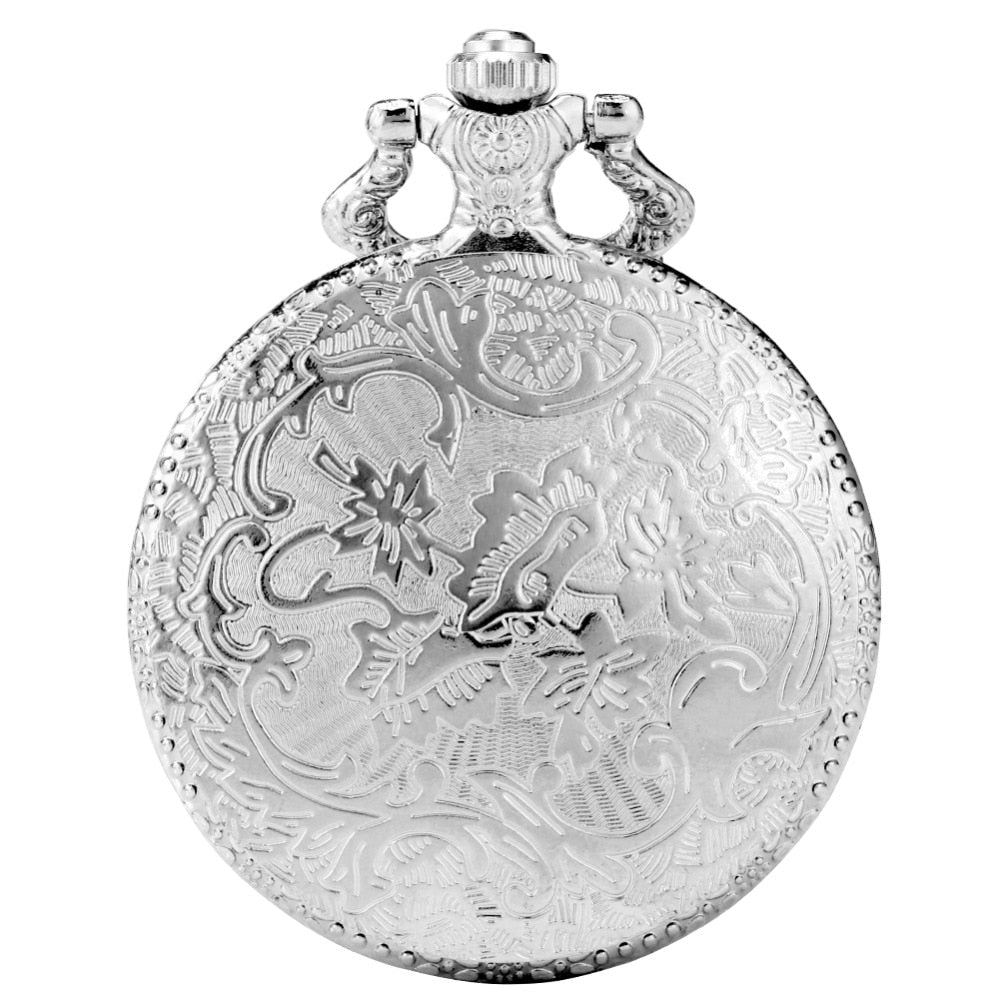 USS Constitution Sail Frigate Quartz Pocket Watch FOB Chain Watch