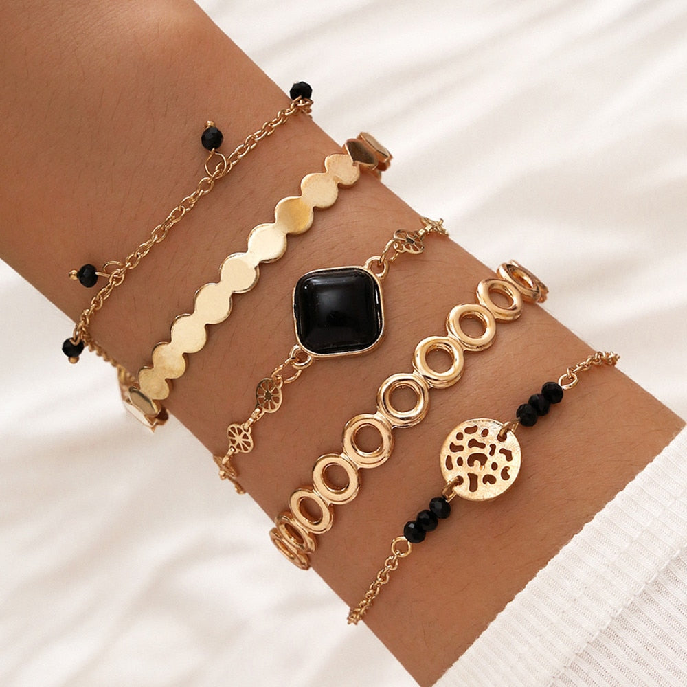 Bohemian Rhinestone Butterfly Bracelets