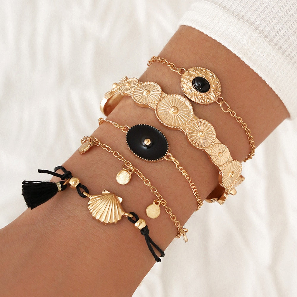 Bohemian Rhinestone Butterfly Bracelets