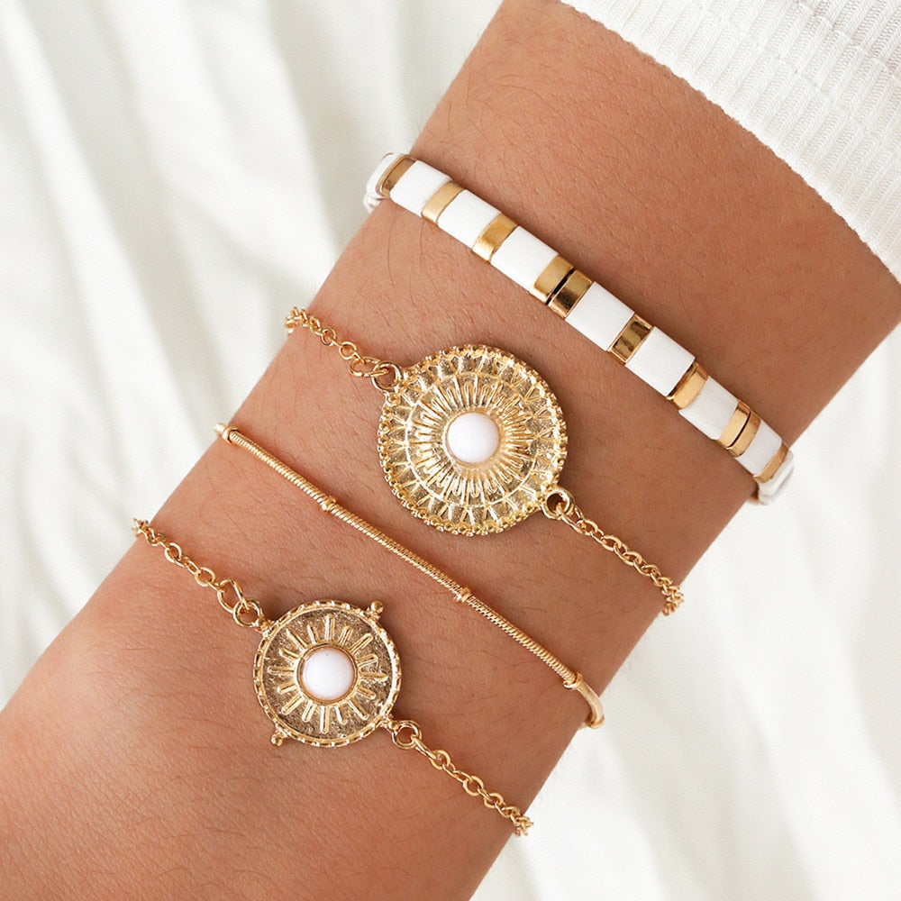 Bohemian Rhinestone Butterfly Bracelets