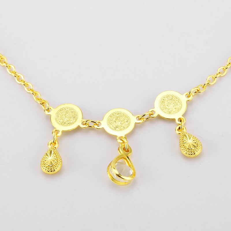 Gold Color Arab Coin for Kids Baby Jewelry Sets