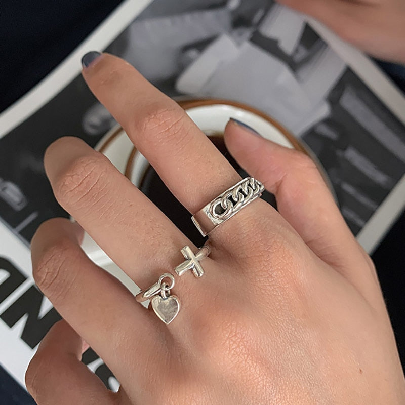 925 Sterling Silver Trendy Rings