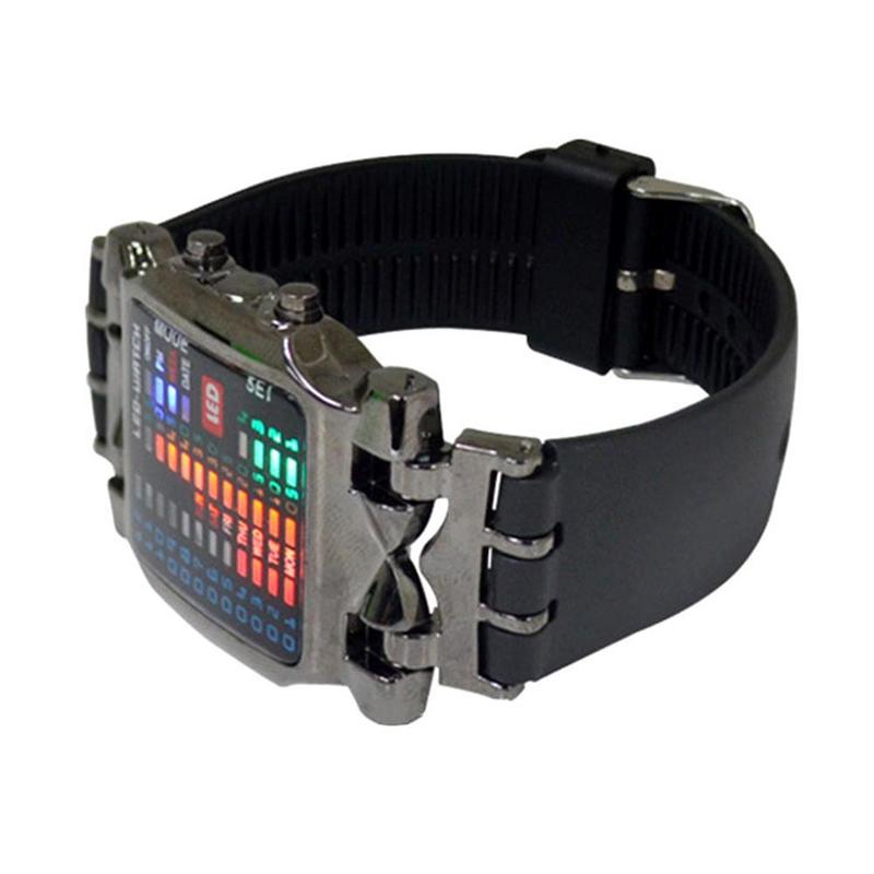 Binary Electronic Watch Cool Colorful Lantern Watch