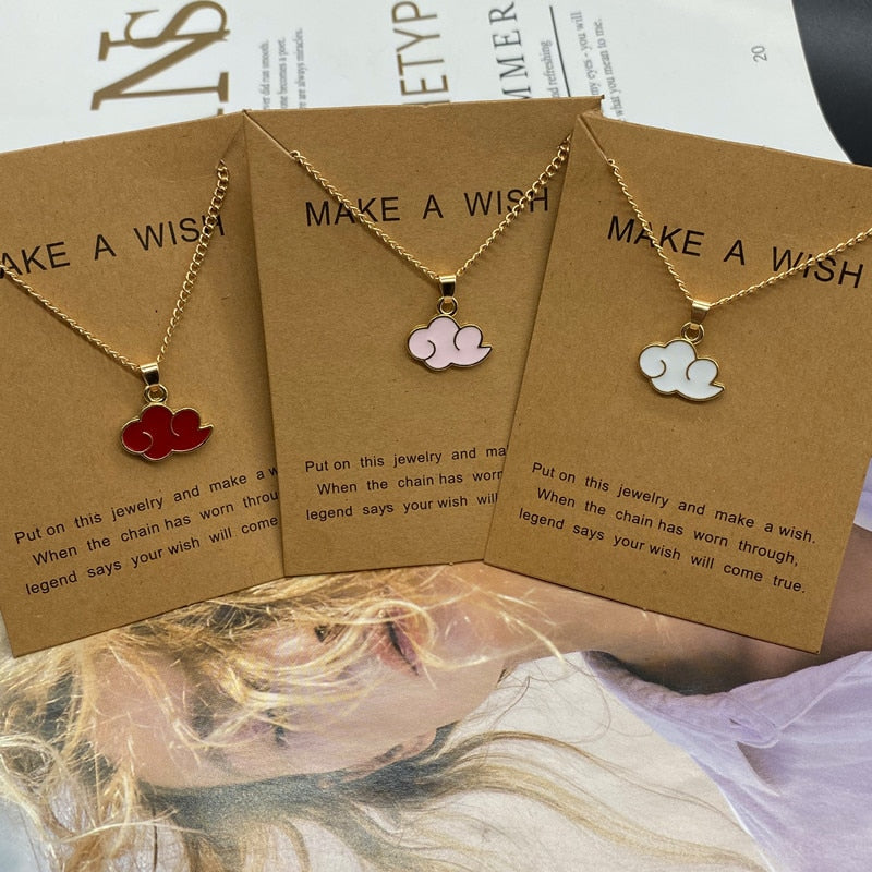 Red pink color Fashion Women Men Necklace
