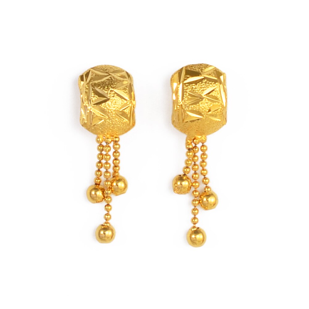 New Metal Earrings With Rund Ball for Women/Girls