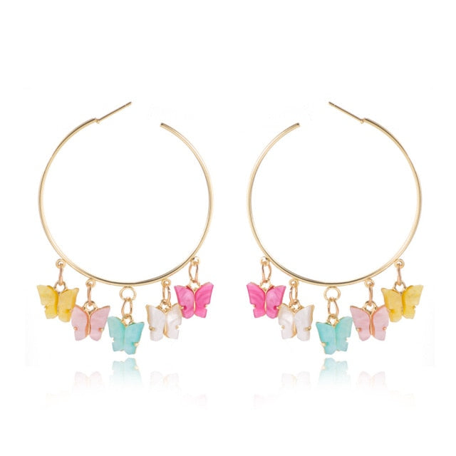 Cute Clavicle Chain Bohemian Butterfly  Set