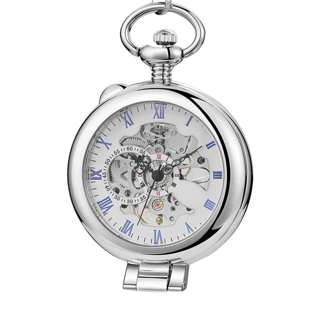 Stainless Steel Men Fashion Casual Pocket Watch