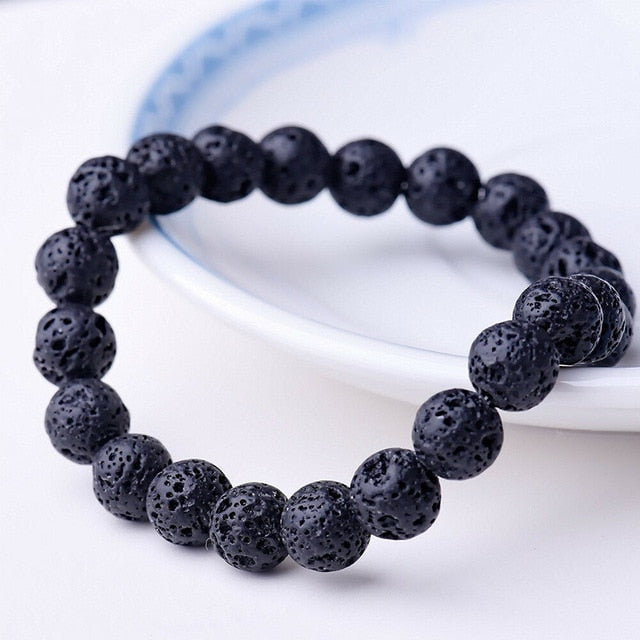 Black Onyx Lava Tiger Eye  For Women  Bracelet