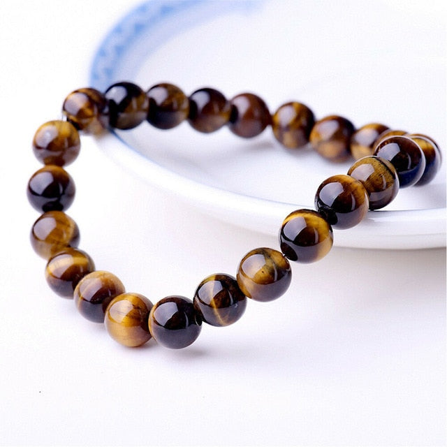Black Onyx Lava Tiger Eye  For Women  Bracelet