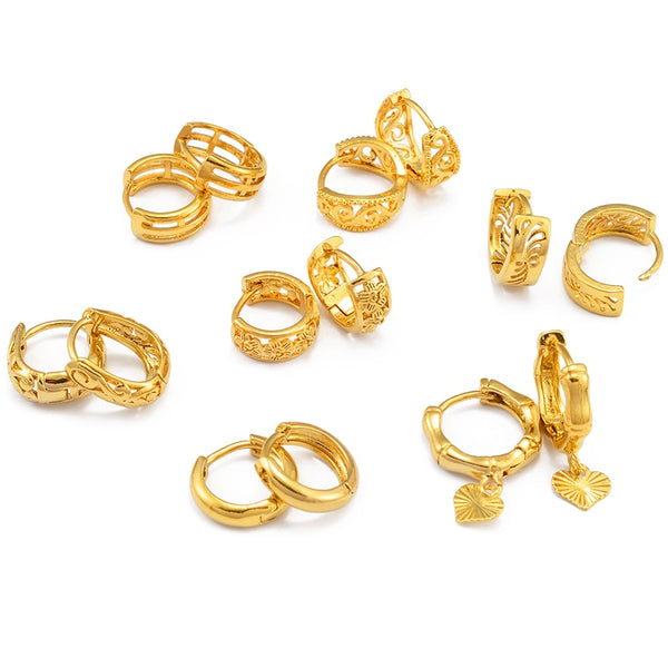 Mini Small Heart Stud Earrings Women
