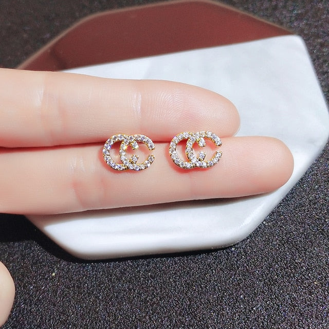 Fashion Oversized Hollow Round Alloy Drop Earrings