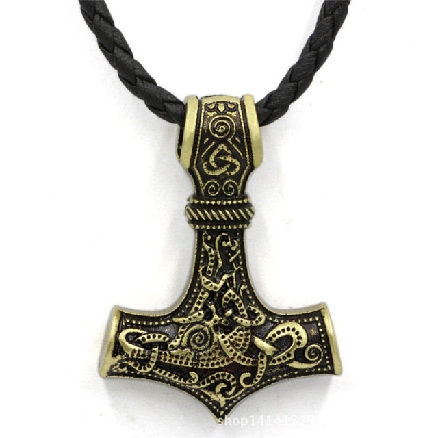 Thor hammer Mjolnir Vikings Necklaces