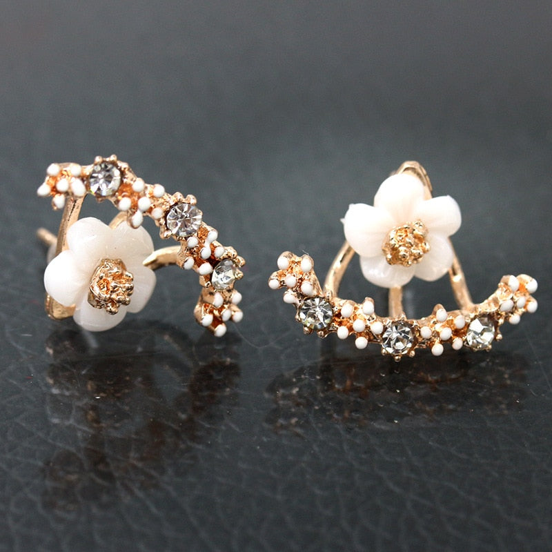 New Cute Small Daisy Flowers Stud Earrings