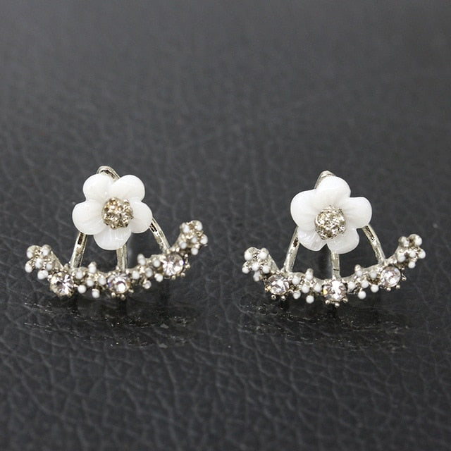 New Cute Small Daisy Flowers Stud Earrings