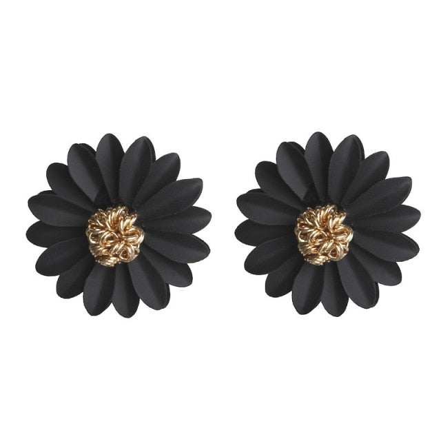 New Cute Small Daisy Flowers Stud Earrings