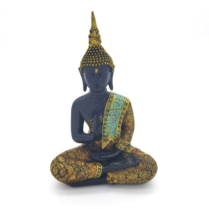 Thailand Meditation  Buddha - Buddhism Hindu Figurine