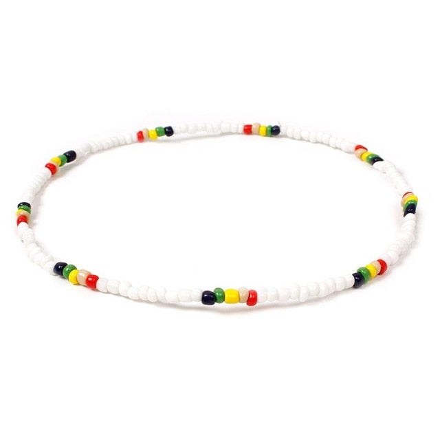 Bohemian Style Bead Decor Necklace