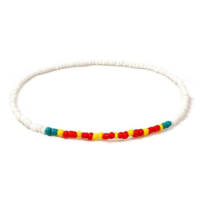Bohemian Style Bead Decor Necklace