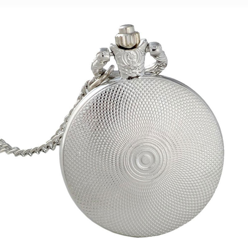 Black Mason Quartz Pocket Watch Pendant Clock Watch