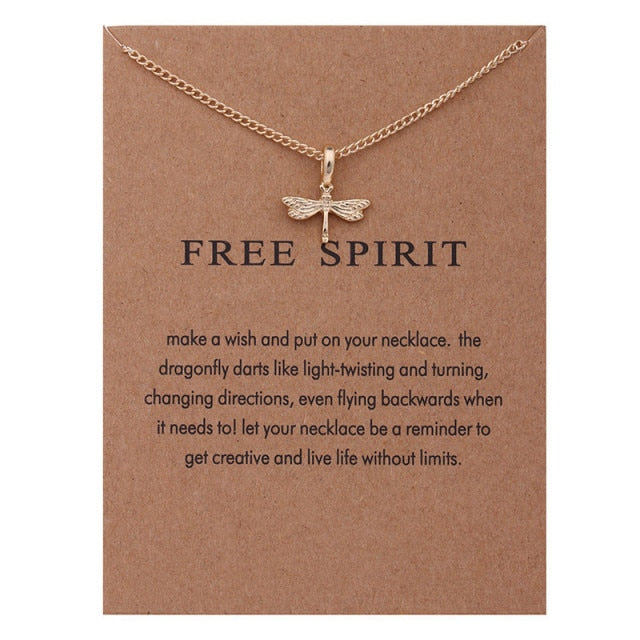 Clover Unicorn Luck Pendant Necklaces