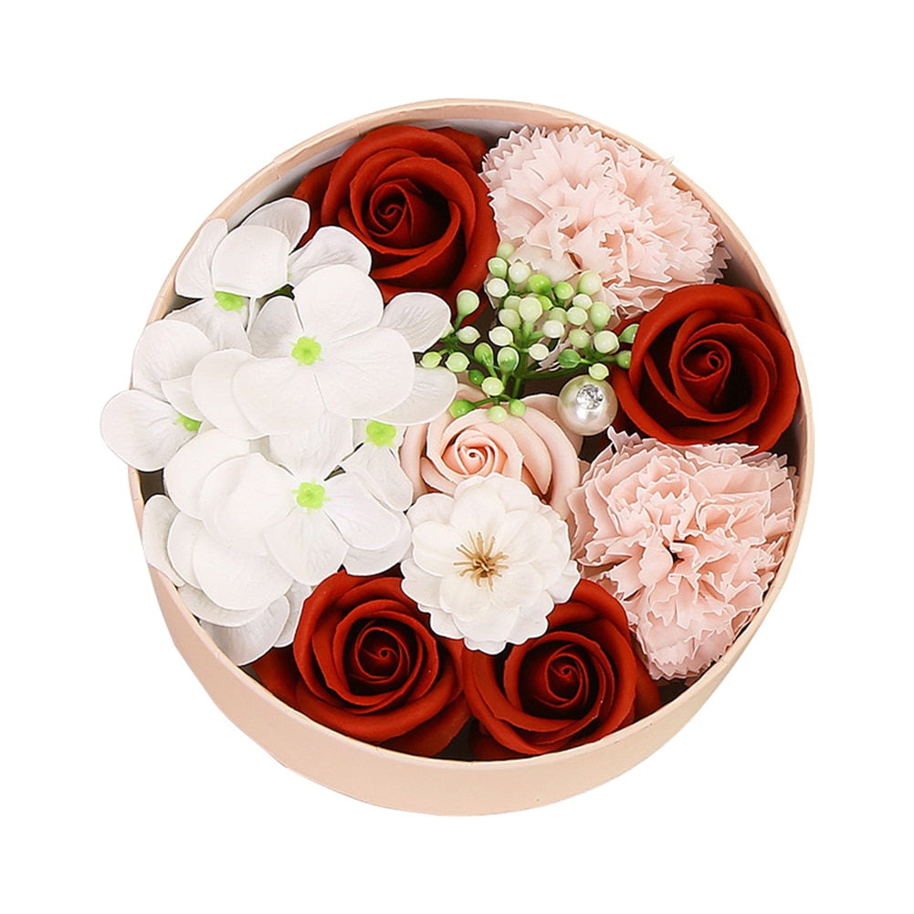 Eternal Rose in Box Preserved Real Rose Flowers With Box Set Valentines Day Gifts