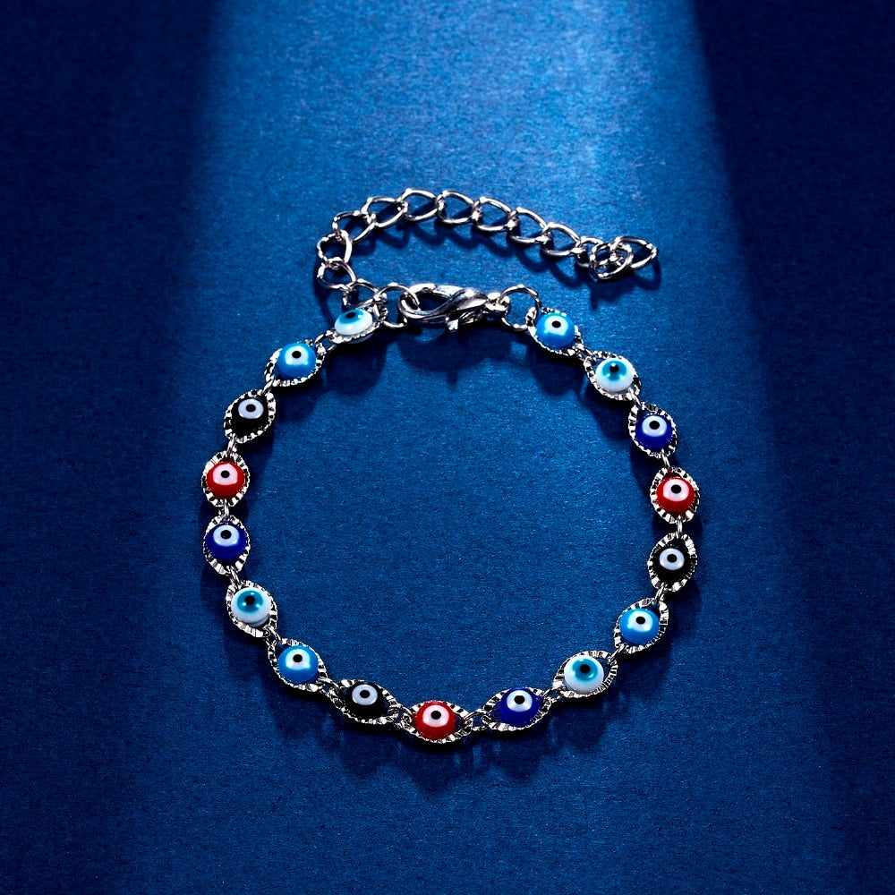 Turkish Lucky Evil Eye Bracelet Women