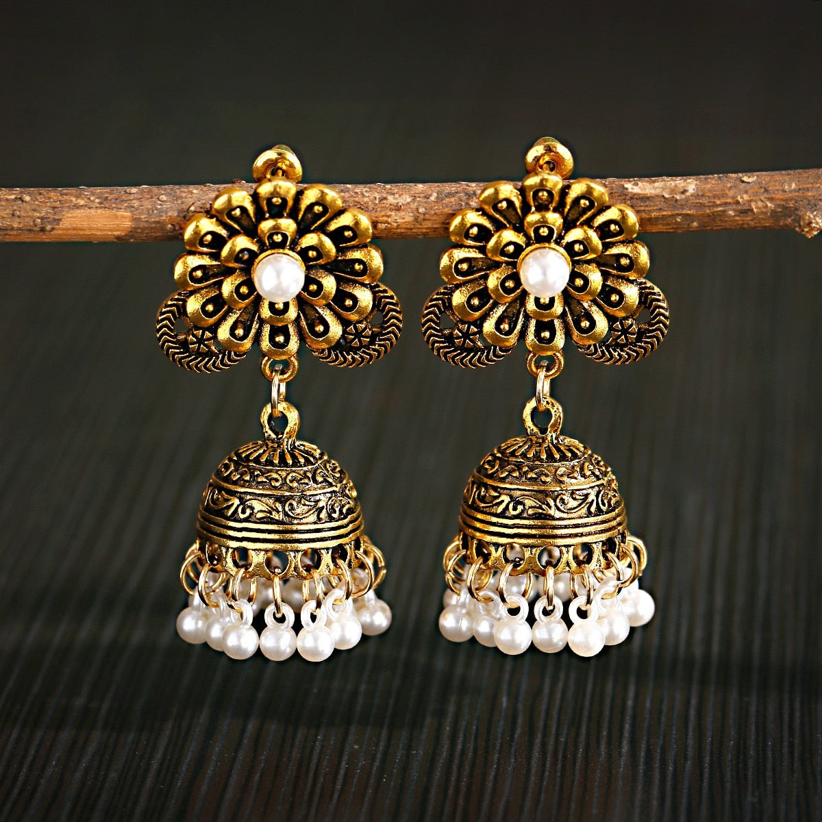 Piercing Indian Jewelry Jhumka Charms Earrings For Women