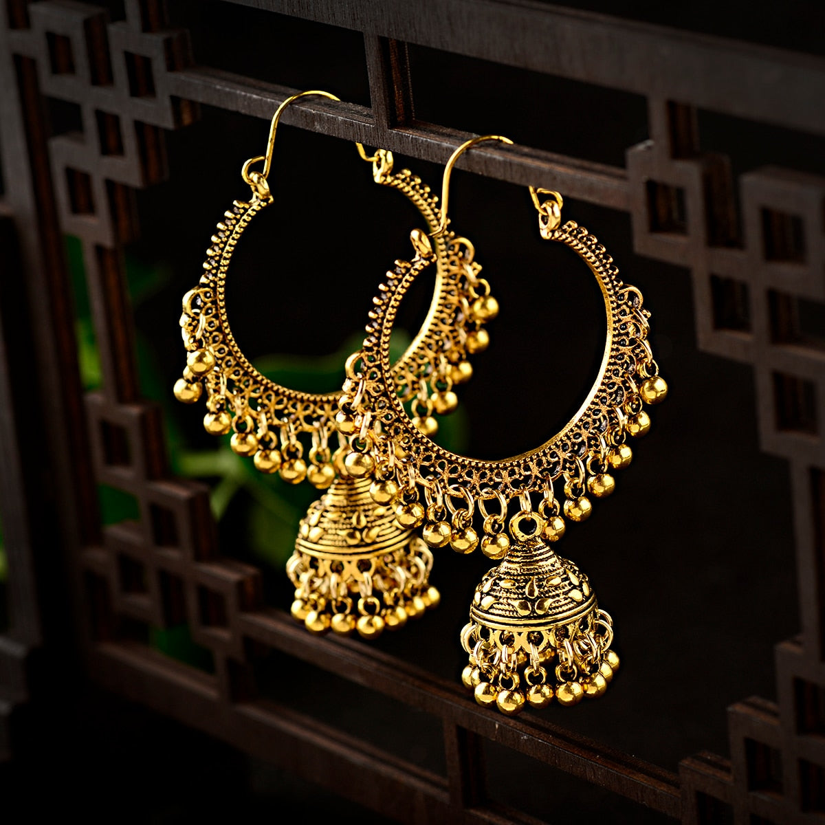 Piercing Indian Jewelry Jhumka Charms Earrings For Women