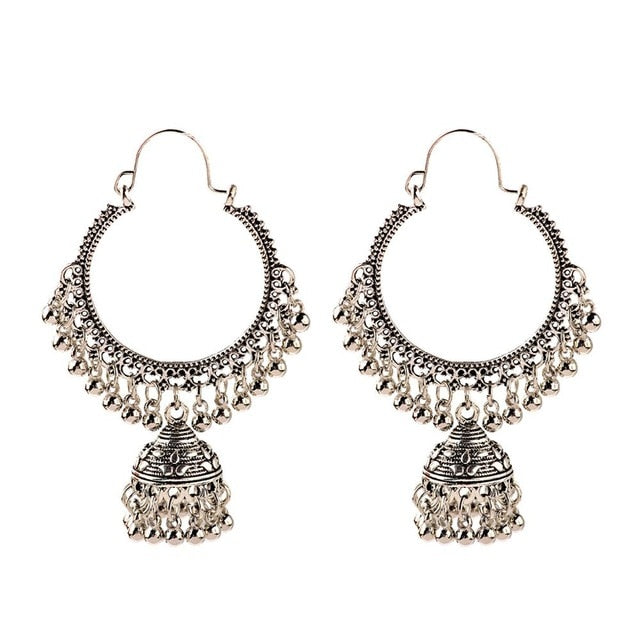 Piercing Indian Jewelry Jhumka Charms Earrings For Women