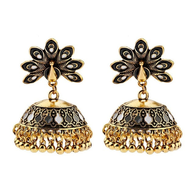 Piercing Indian Jewelry Jhumka Charms Earrings For Women