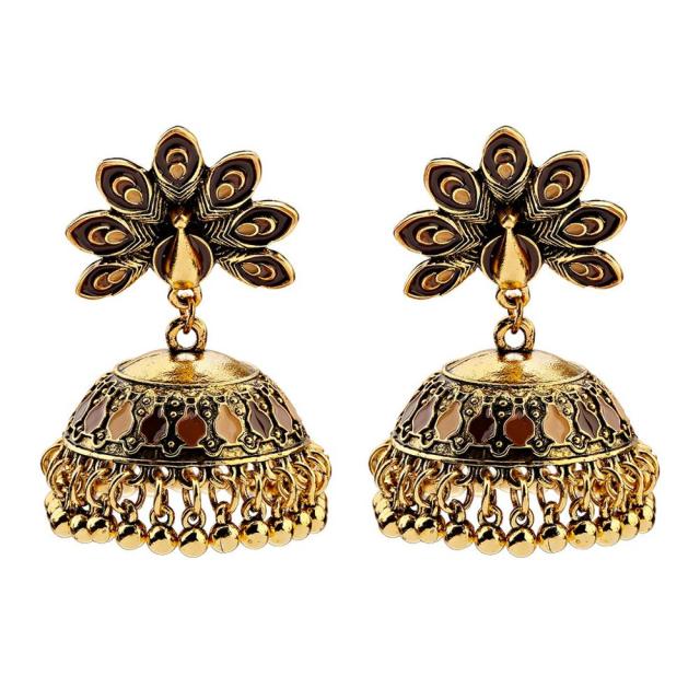 Piercing Indian Jewelry Jhumka Charms Earrings For Women