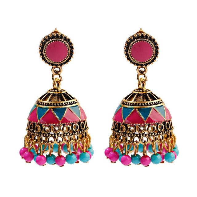 Piercing Indian Jewelry Jhumka Charms Earrings For Women