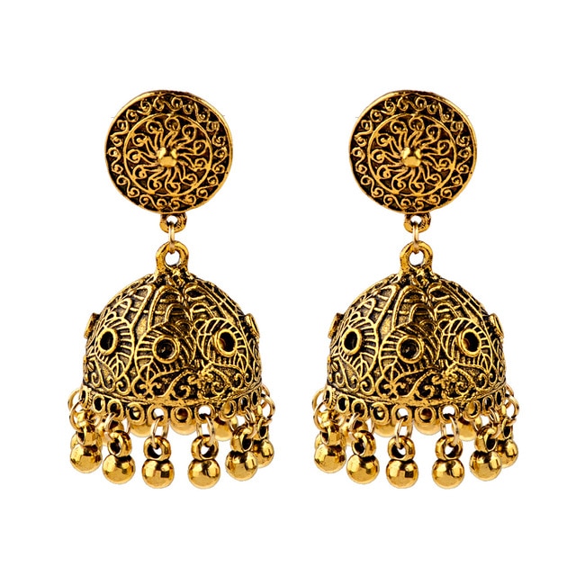 Piercing Indian Jewelry Jhumka Charms Earrings For Women