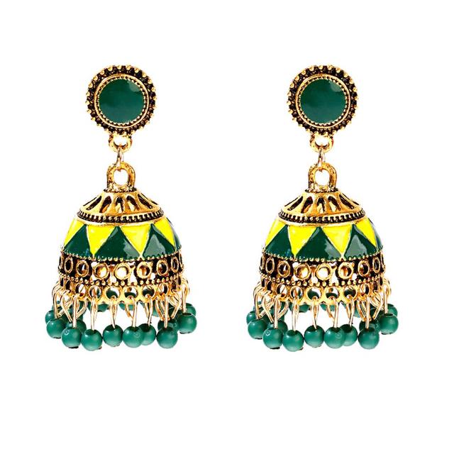 Piercing Indian Jewelry Jhumka Charms Earrings For Women