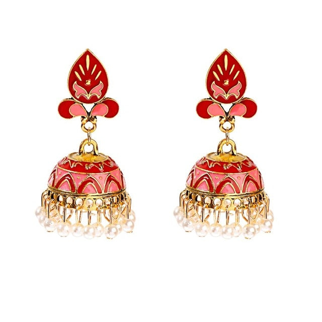 Piercing Indian Jewelry Jhumka Charms Earrings For Women