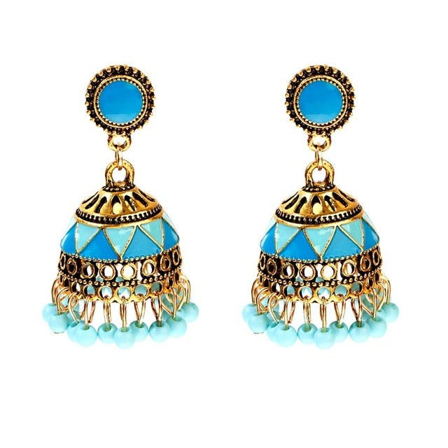 Piercing Indian Jewelry Jhumka Charms Earrings For Women