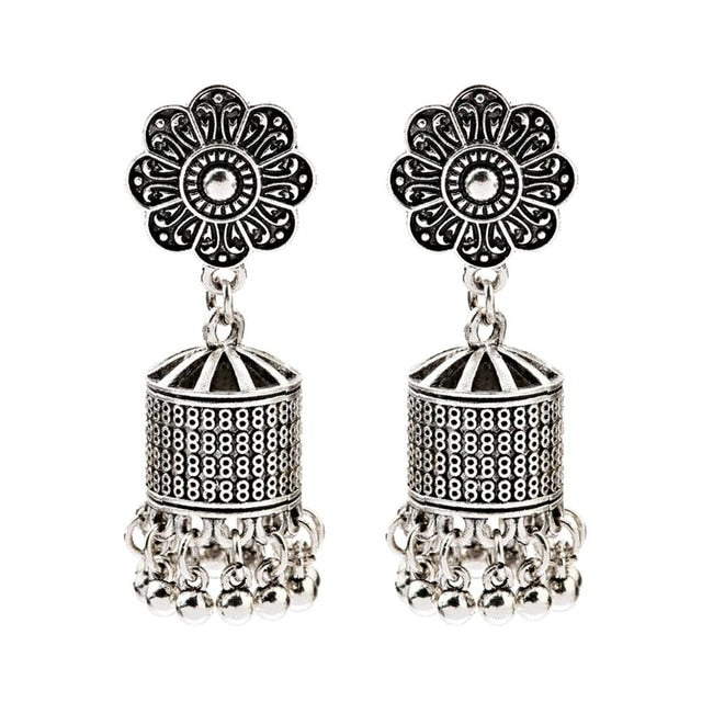 Piercing Indian Jewelry Jhumka Charms Earrings For Women