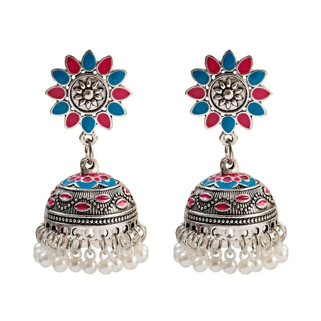 Piercing Indian Jewelry Jhumka Charms Earrings For Women