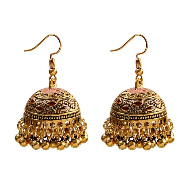 Piercing Indian Jewelry Jhumka Charms Earrings For Women