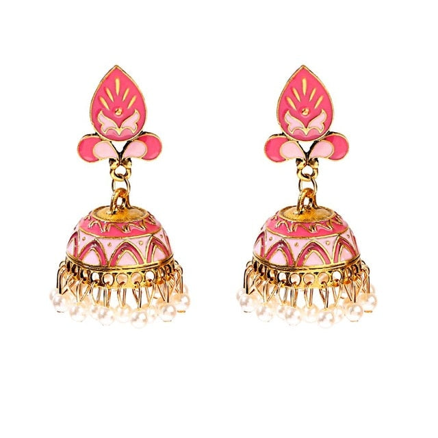 Piercing Indian Jewelry Jhumka Charms Earrings For Women