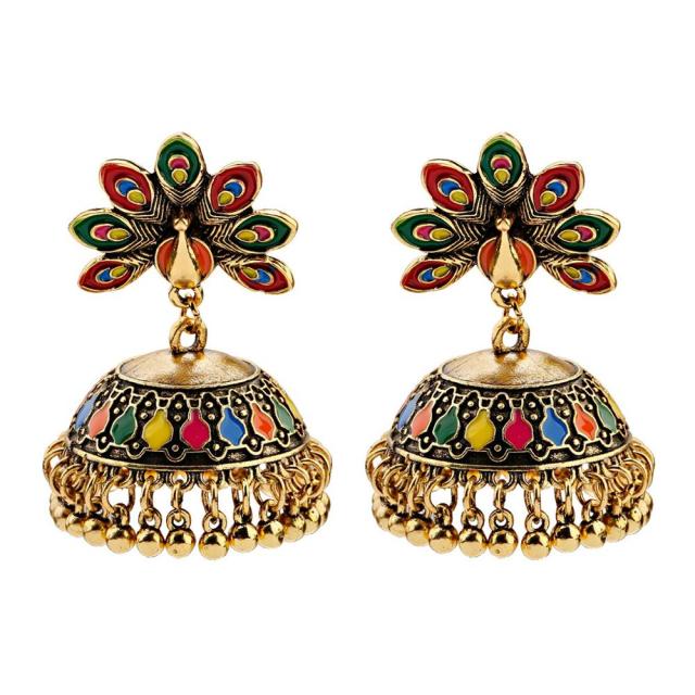 Piercing Indian Jewelry Jhumka Charms Earrings For Women